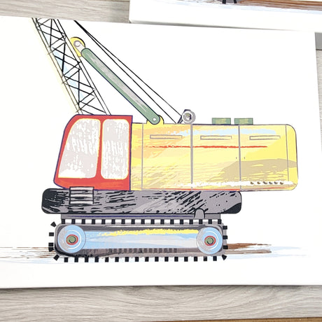 TGSS3 - Trio of construction themed wall hangings. LOCAL pick up or delivery only