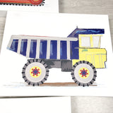 TGSS3 - Trio of construction themed wall hangings. LOCAL pick up or delivery only