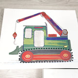 TGSS3 - Trio of construction themed wall hangings. LOCAL pick up or delivery only