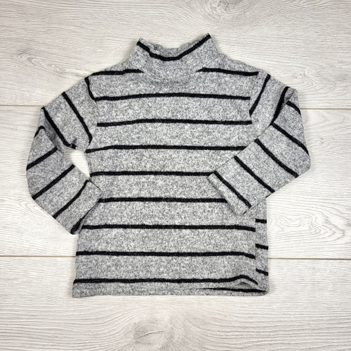 DMKY3 - Carters grey knit mock neck sweater. Size 3-6 months