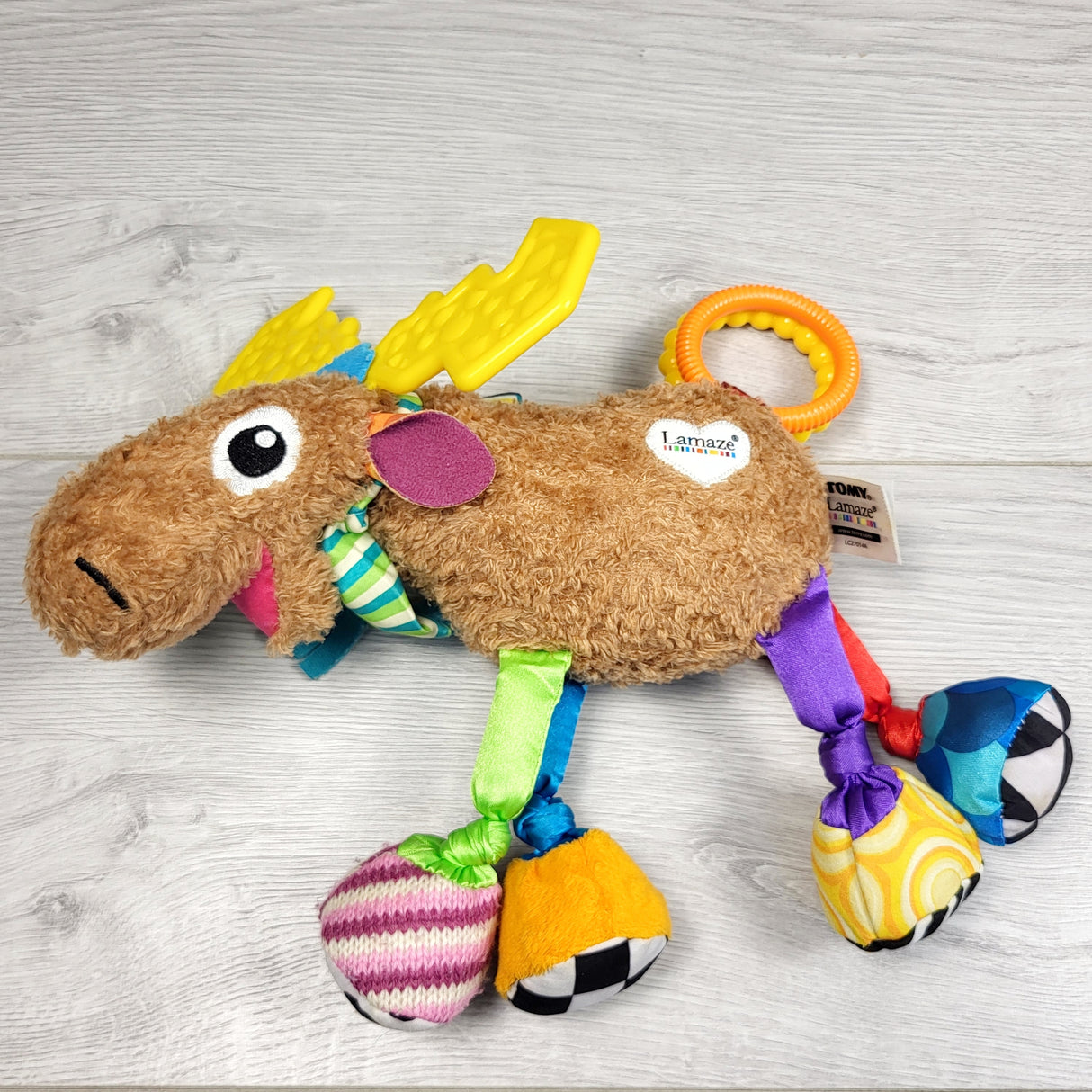 LKAN4 - Lamaze "Mortimer Moose" clip on stroller toy