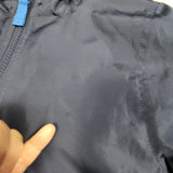 MBW3 - Carters navy jersey lined hooded windbreaker. Size 6