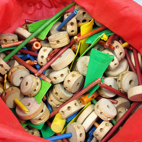KAMG2 - Lot of Tinker Toys - well loved. LOCAL pick up or delivery only
