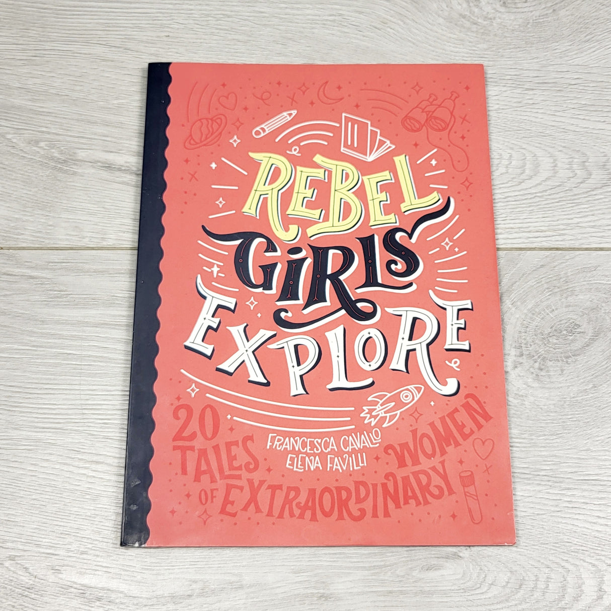 ACRM1 - Rebel Girls Explore. Soft cover book