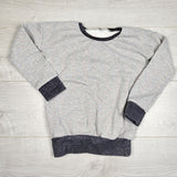 KIJA1 - Grey handmade sweatshirt with sparkles. Size 4T