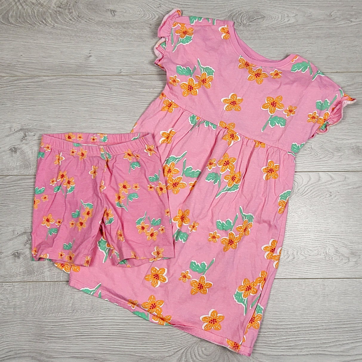 KIJA2 - Old Navy 2pc dress set with flowers. Size 5T