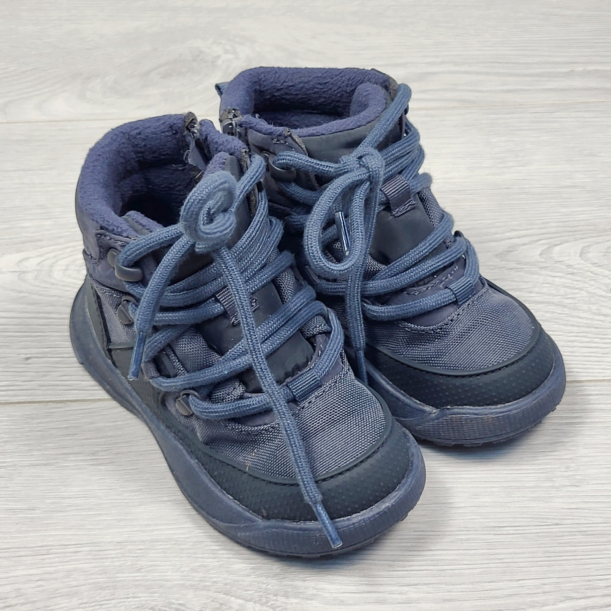 KDEL2 - Zara navy waterproof ankle boots. Size 7