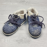 KDEL2 - Zara blue marled ankle boots. Size 8