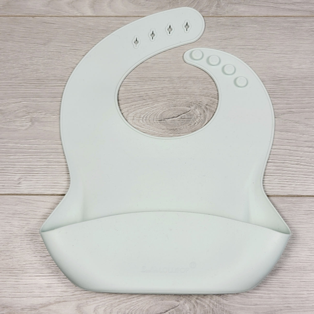 KDEL2 - Loulou Lollipop light blue silicone bib.🍁