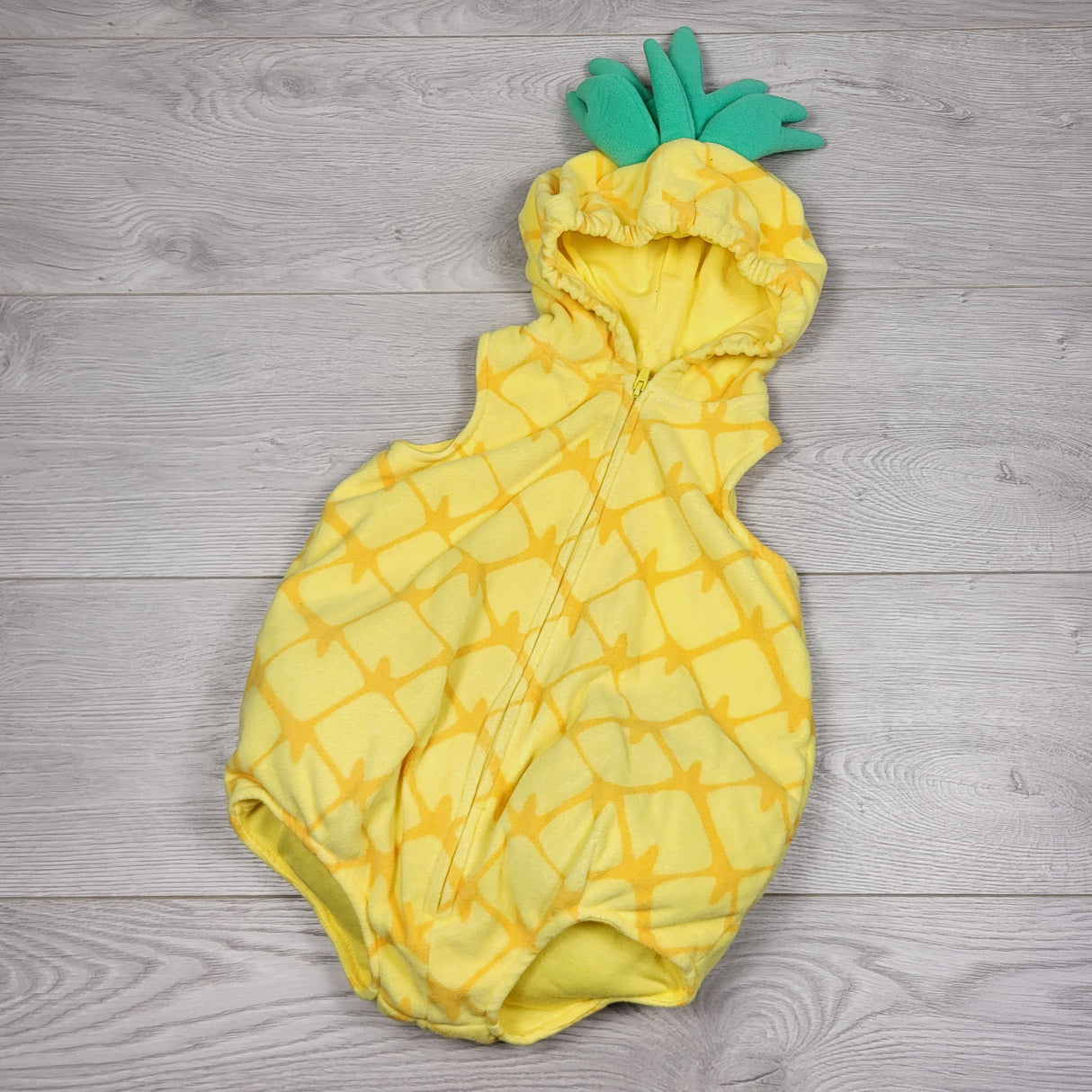 KDEL2 - Carters plush pineapple costume. Size 12 months