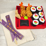 NEW (Retail Item) - Handmade felt food sushi set