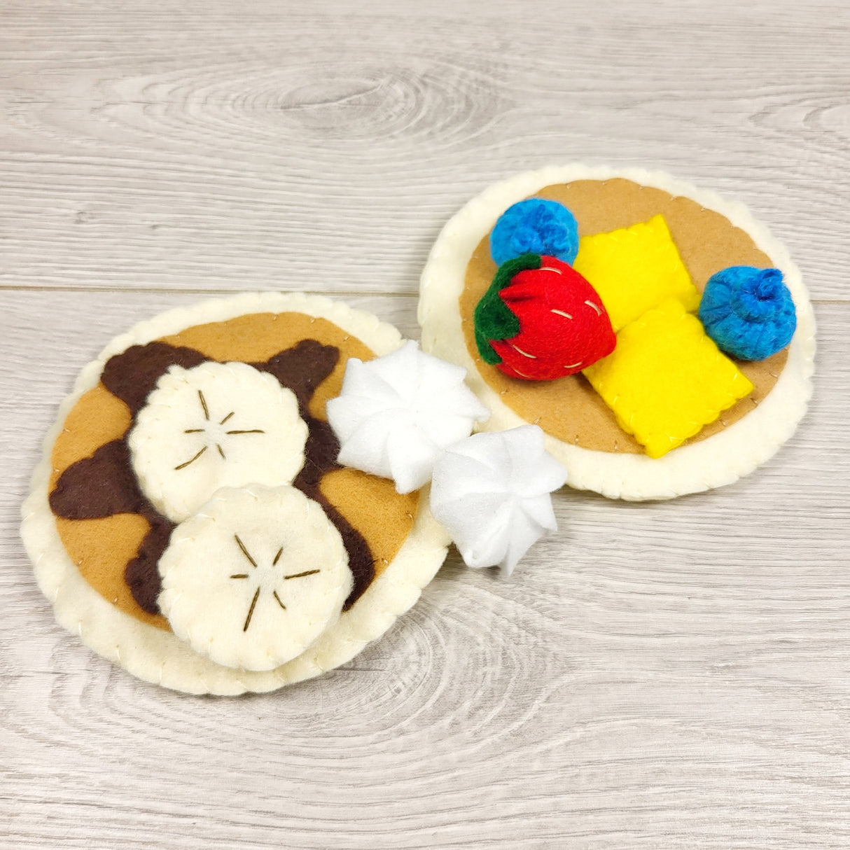 NEW (Retail Item) Fancy Pancakes handmade felt food set