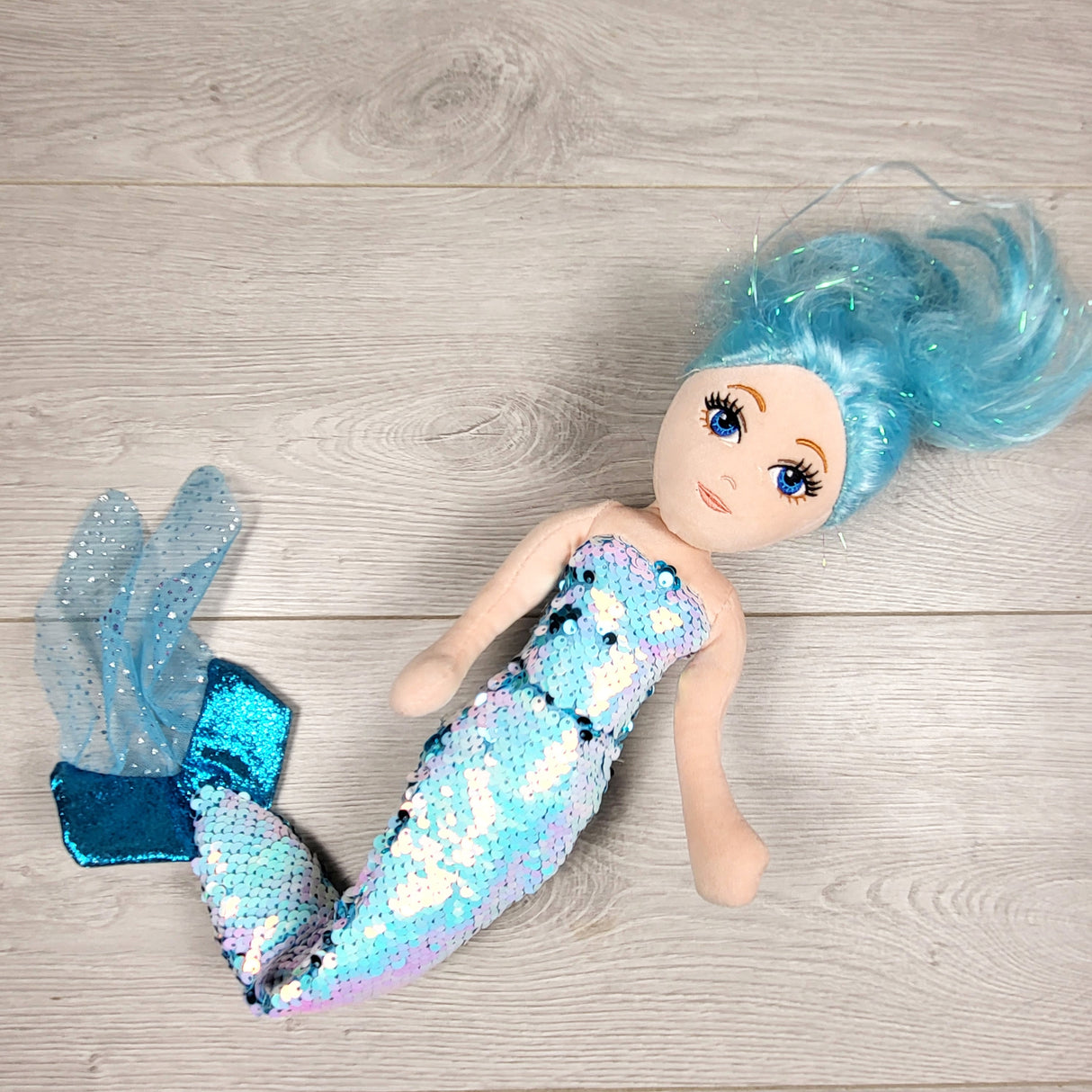 JEST1 - Plush mermaid doll (10 inches)