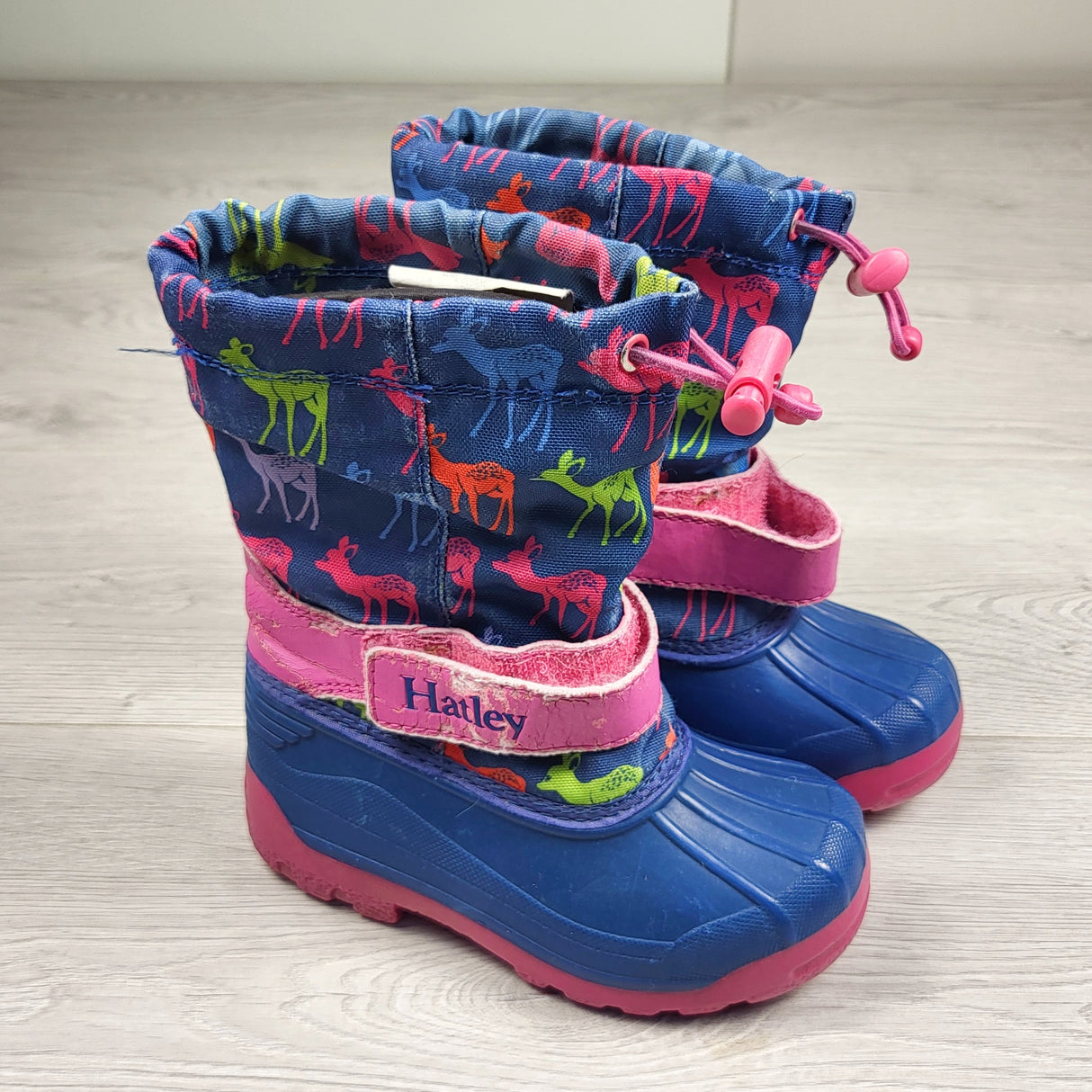 LUGE2 - Hatley snow boots with deer. Size 9🍁
