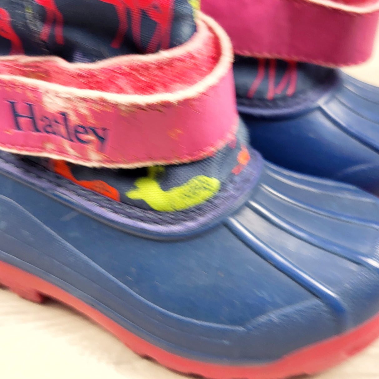 LUGE2 - Hatley snow boots with deer. Size 9🍁