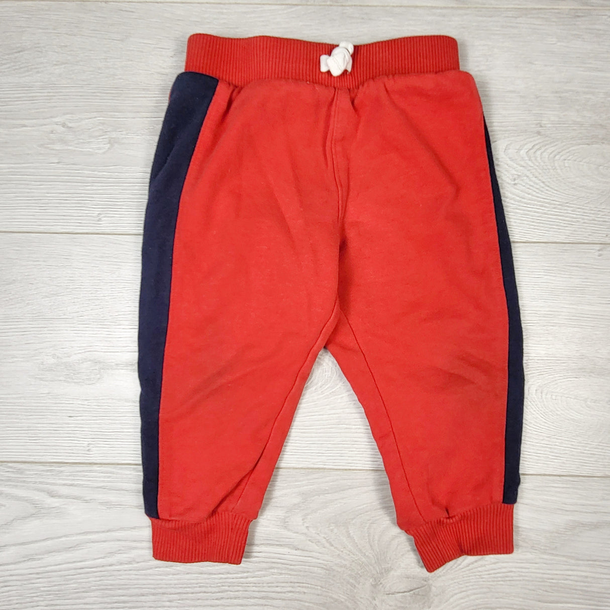 CHLL1 - Children's Place red and navy joggers. Size 18-24 months