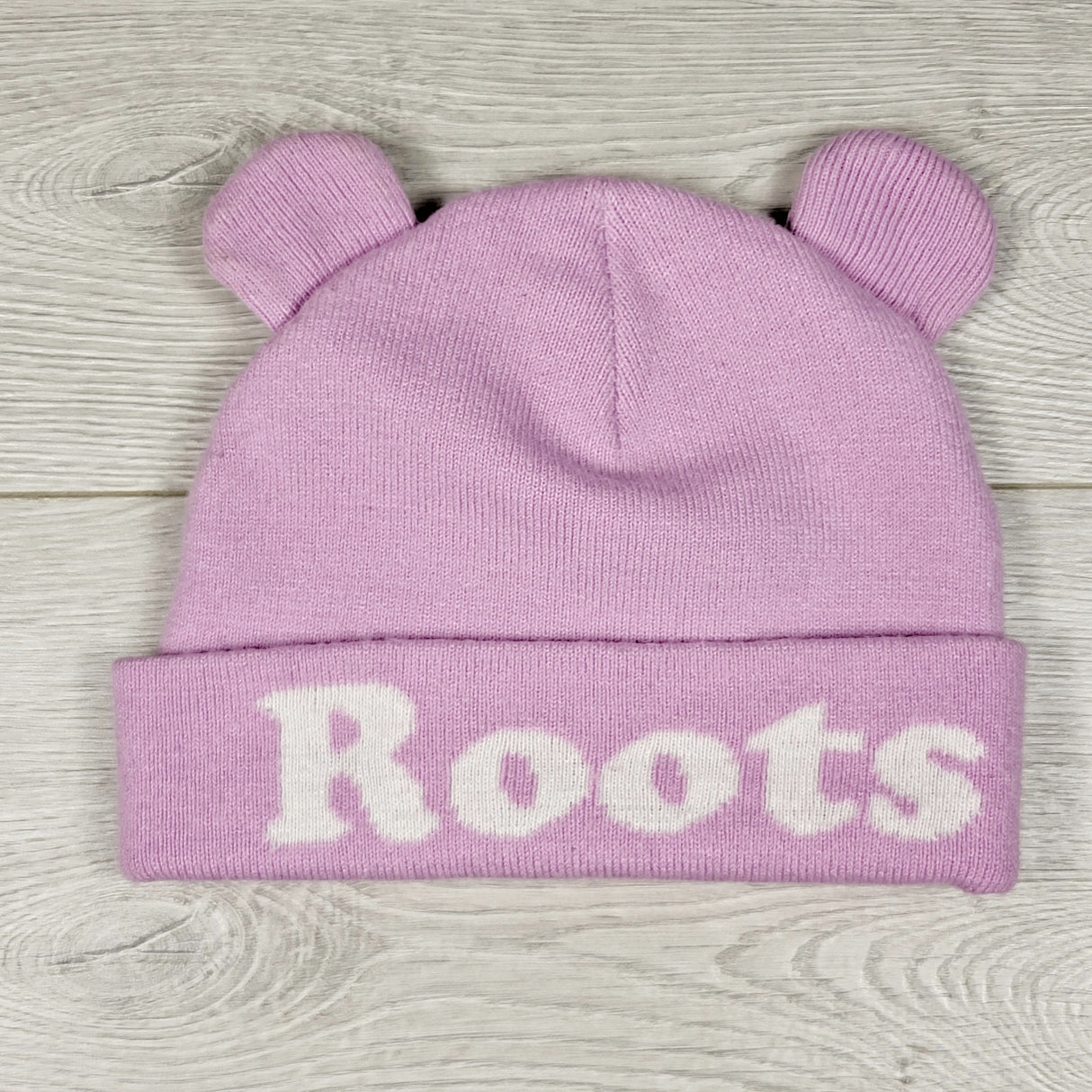 RZA1 - Roots pink bear ear toque. Size 3-5 Years