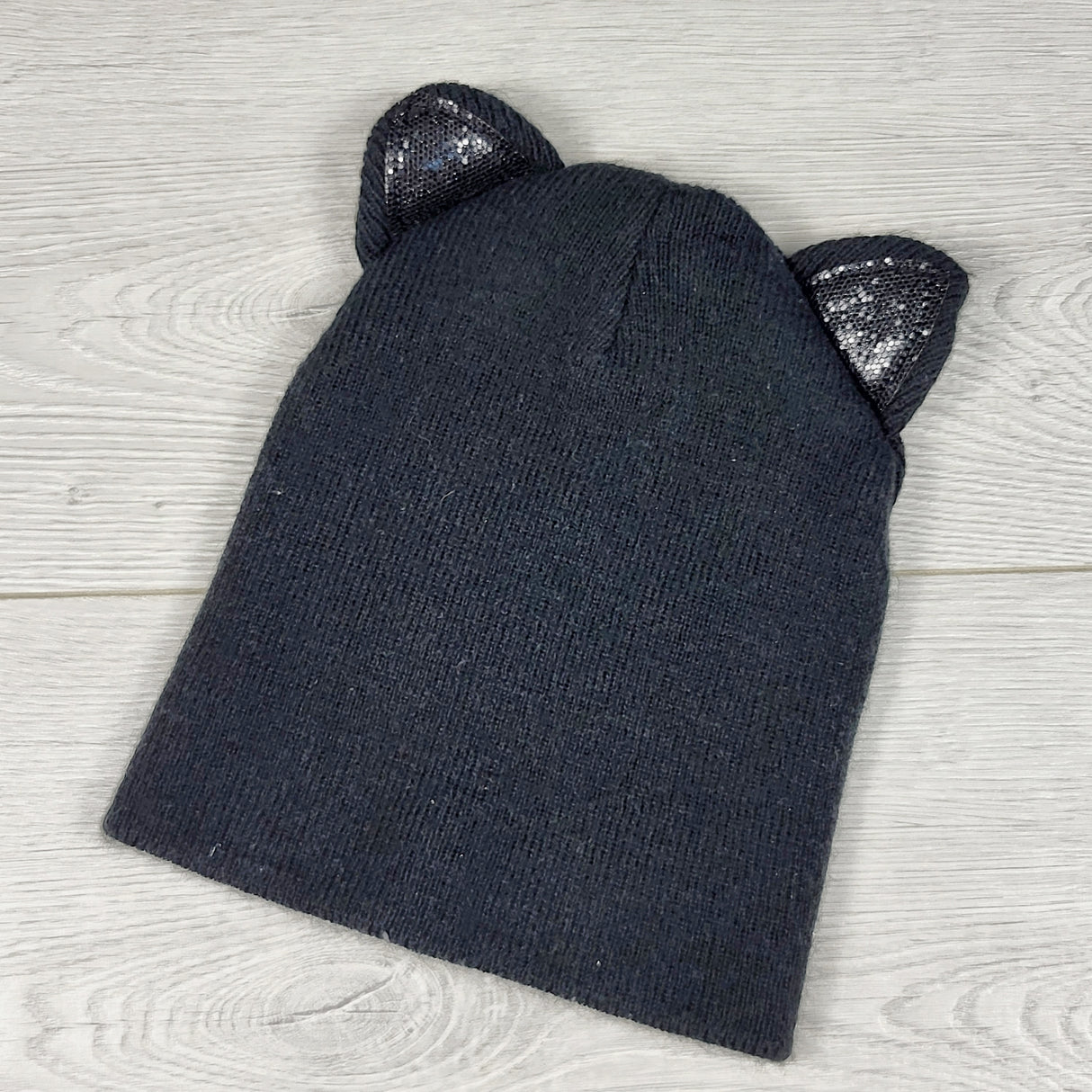 RZA1 - Joe black cat ears toque. Size 2/3T