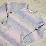 HWIL1 - Deux Par Deux gradient pastel sweater dress. Size 6 🍁