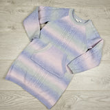HWIL1 - Deux Par Deux gradient pastel sweater dress. Size 6 🍁