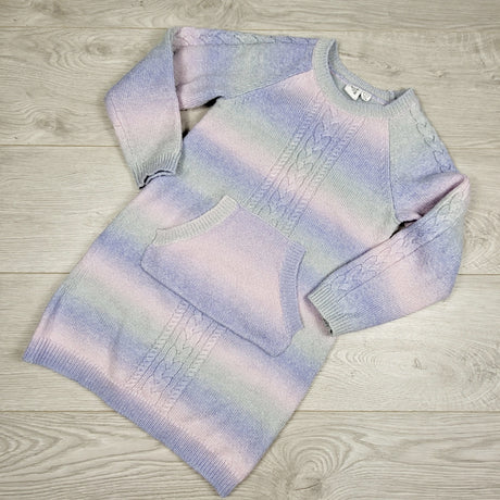 HWIL1 - Deux Par Deux gradient pastel sweater dress. Size 6 🍁
