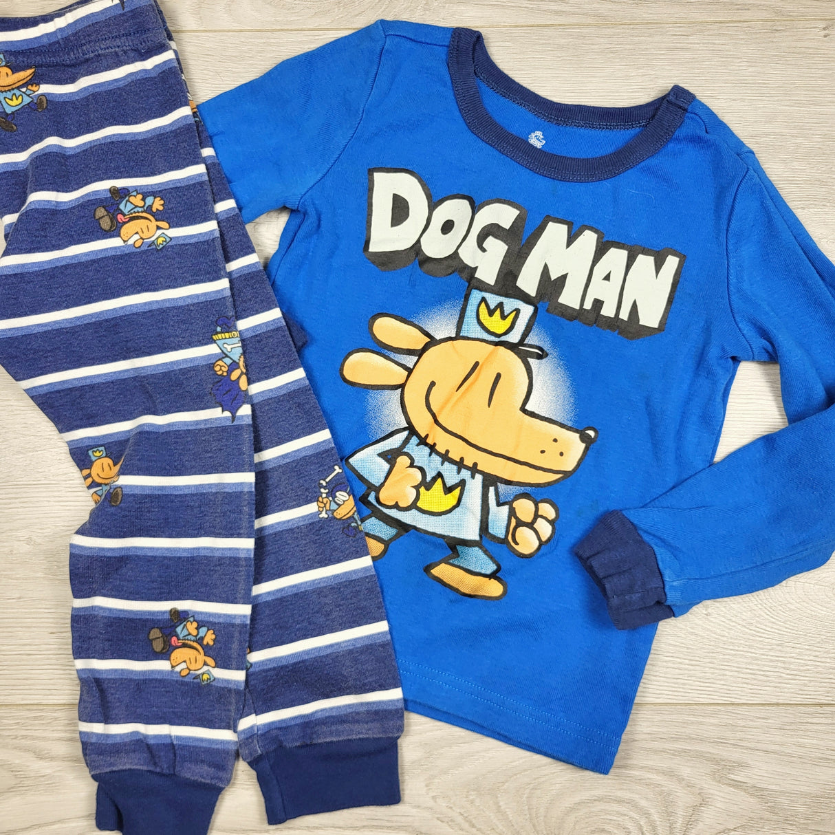 KARE1 - Dogman x Wonder Co.4 2pc cotton PJs. Size 4T