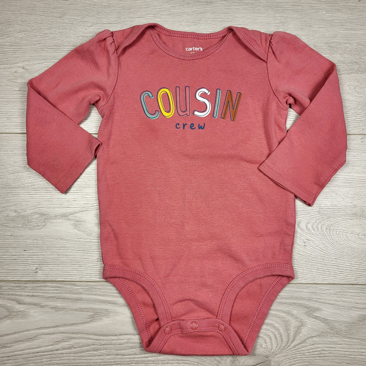 KARE1 - Carters "Cousin Crew" bodysuit. Size 18 months