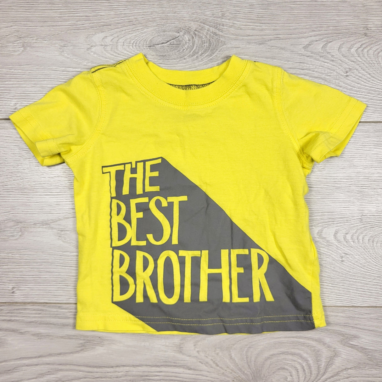 KARE1 - Carters yellow "Best Brother" t-shirt. Size 6 months