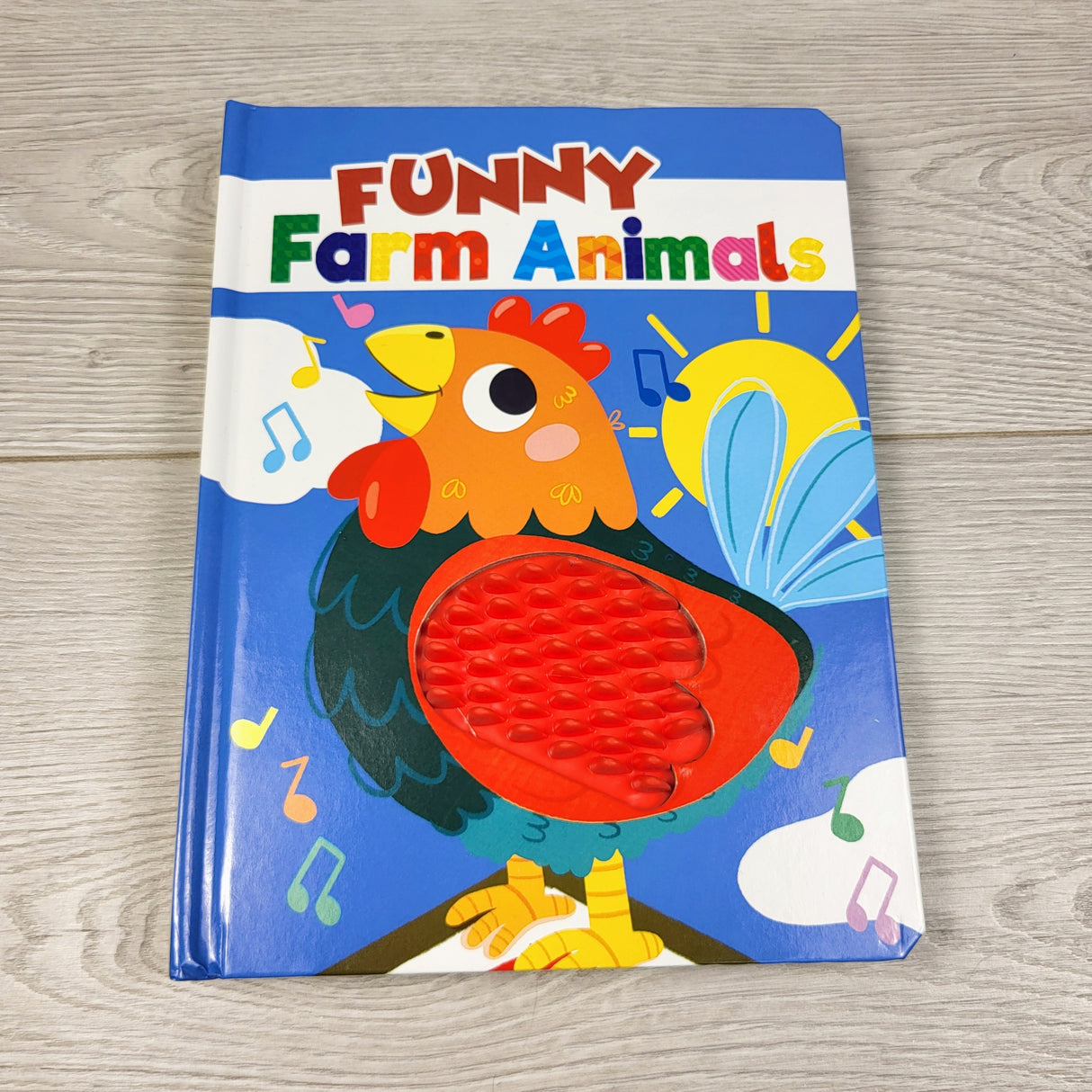 KHEN1 - Funny Farm Animals. Touch and feel board book