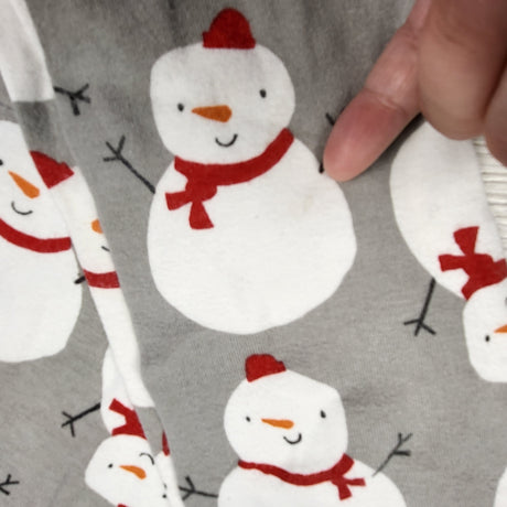 LMAC1 - Carters 2pc cotton snowman PJs. Size 5T