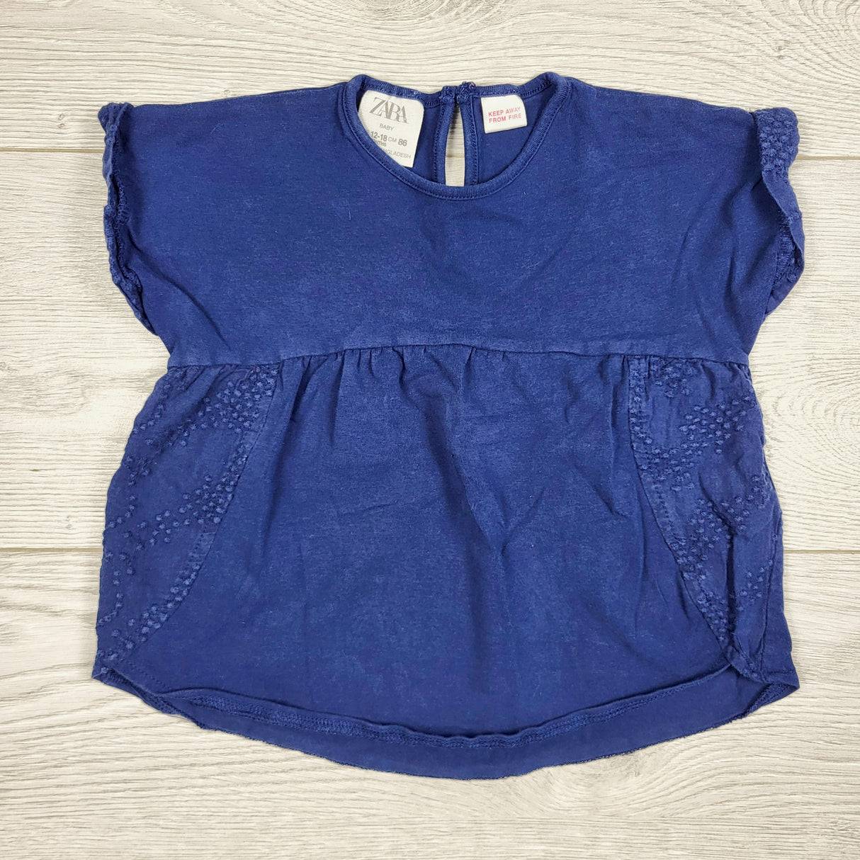 KHEN3 - Zara navy t-shirt. Size 12-18 months