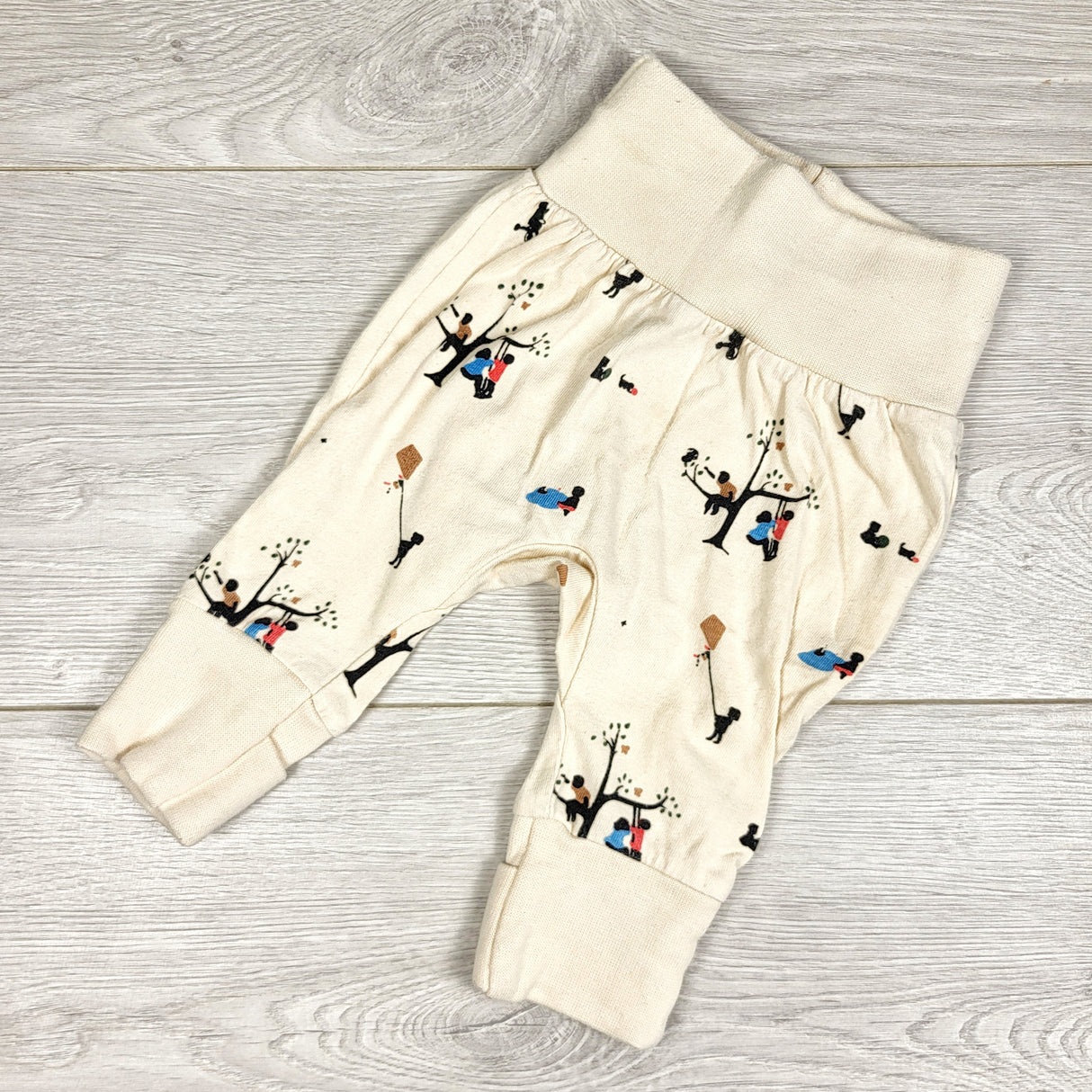 KHEN3 - Imp'ish handmade organic cotton pants. Size 0-3 months