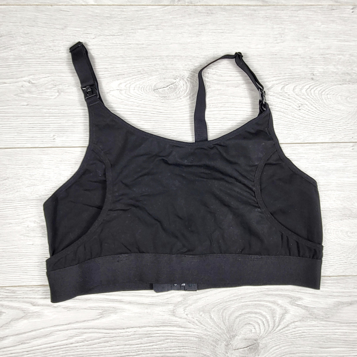 KHEN3 - Black nursing bra. Size large