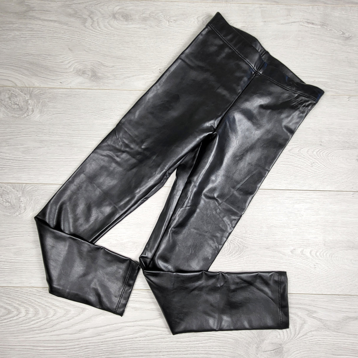BNG1 - H and M vegan leather leggings. Size 8/9