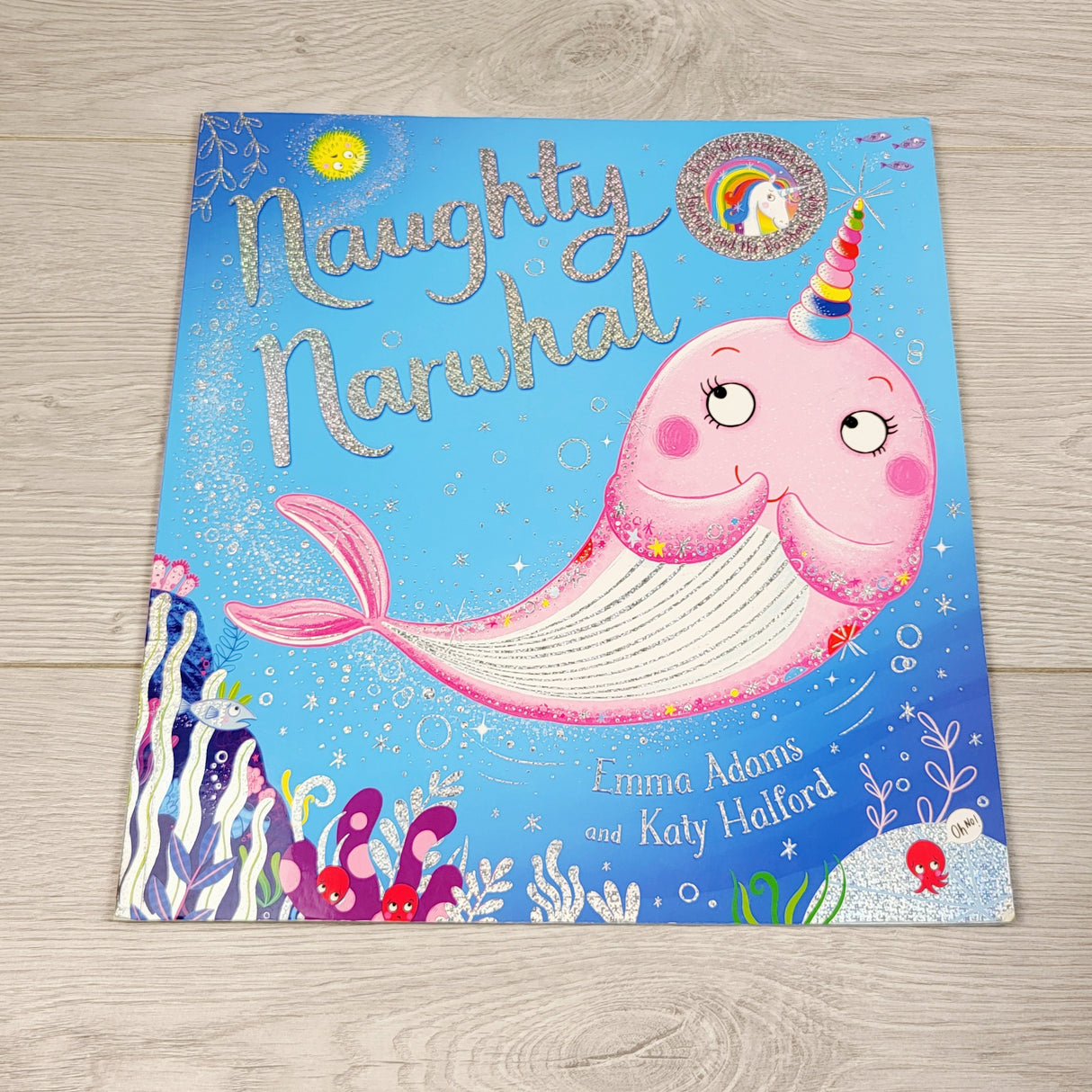 OAG22 - Naughty Narwhal. Soft cover book