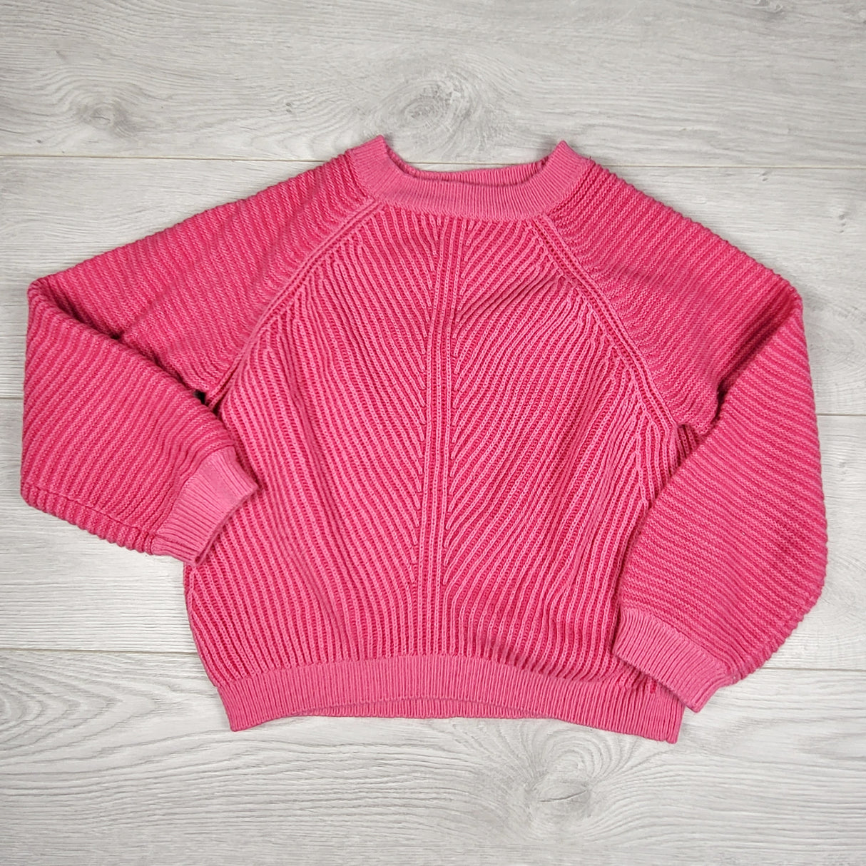 BNG2 - Gap pink rib knit sweater. Size 7/8