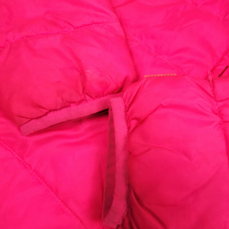 BNG2 - Gap bright pink water resistant hooded puffer coat. Size medium (8ish)