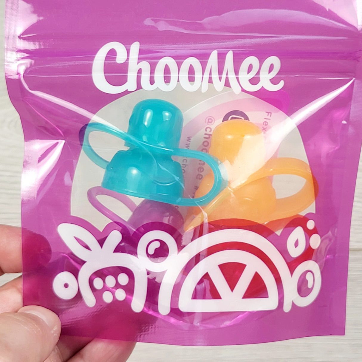 ORW1 - NEW - ChooMee 4-pack soft tipped pouch tops