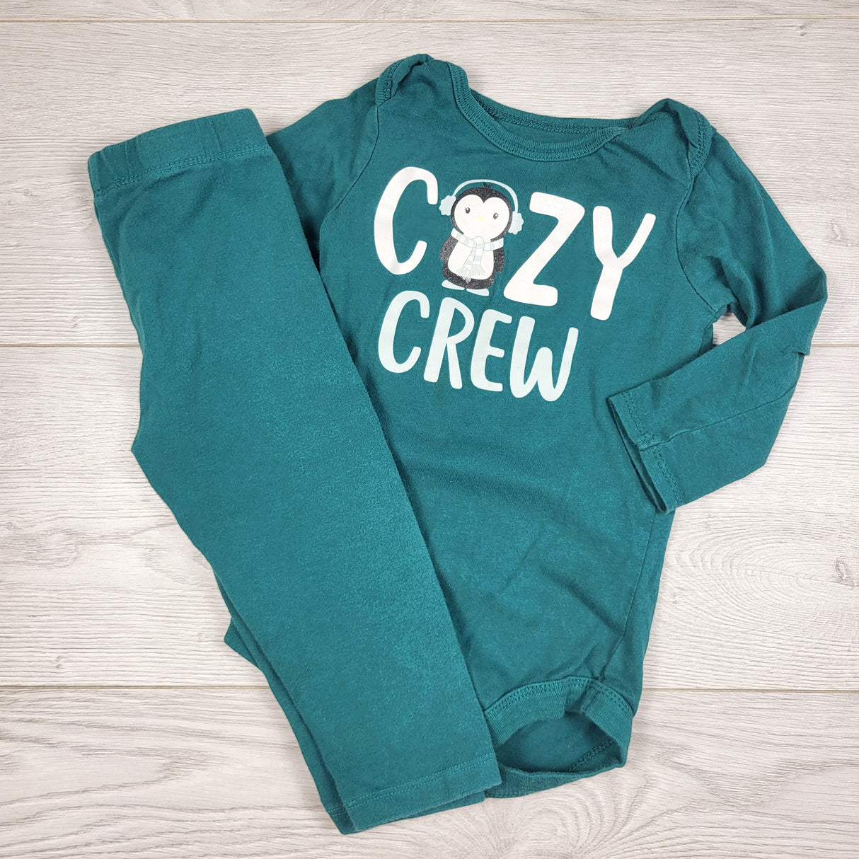 ORW1 - George green 2pc "Cozy Crew" set. Size 12-18 months