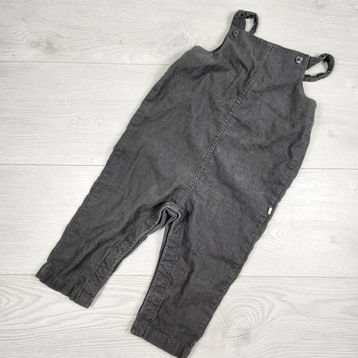 ORW1 - Gap dark grey corduroy overalls. Size 12-18 months