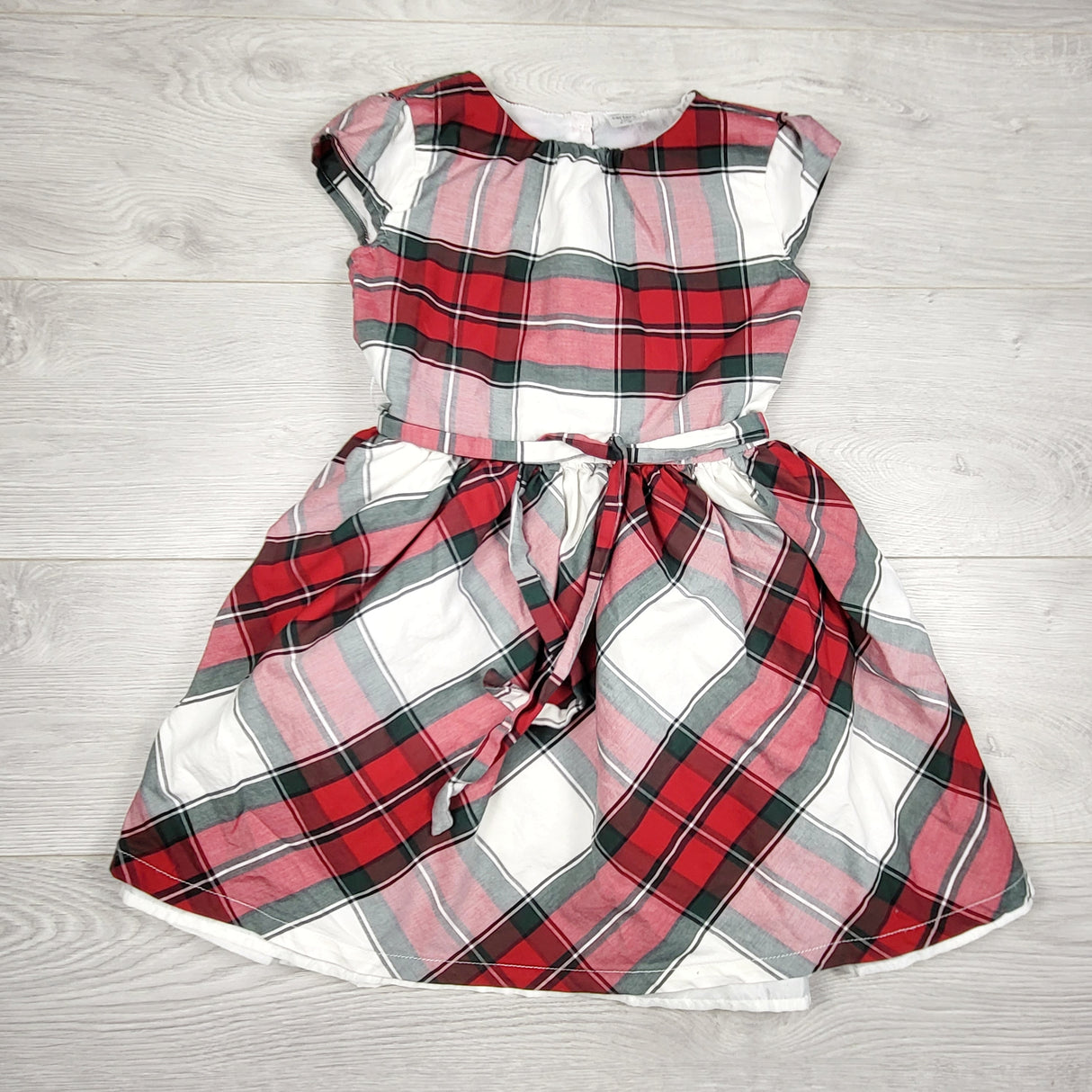LHEP1 - Carters red plaid special occasion dress. Size 6/6X