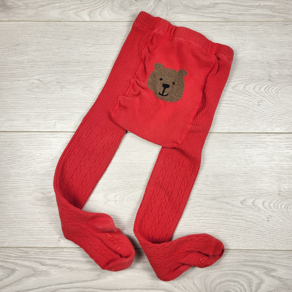 LHEP2 - Gap red bean bum tights. Size 4/5T