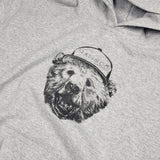 JKZ1 - NEW - Ransom Jasper grey pullover bear hoodie. Youth medium 🍁