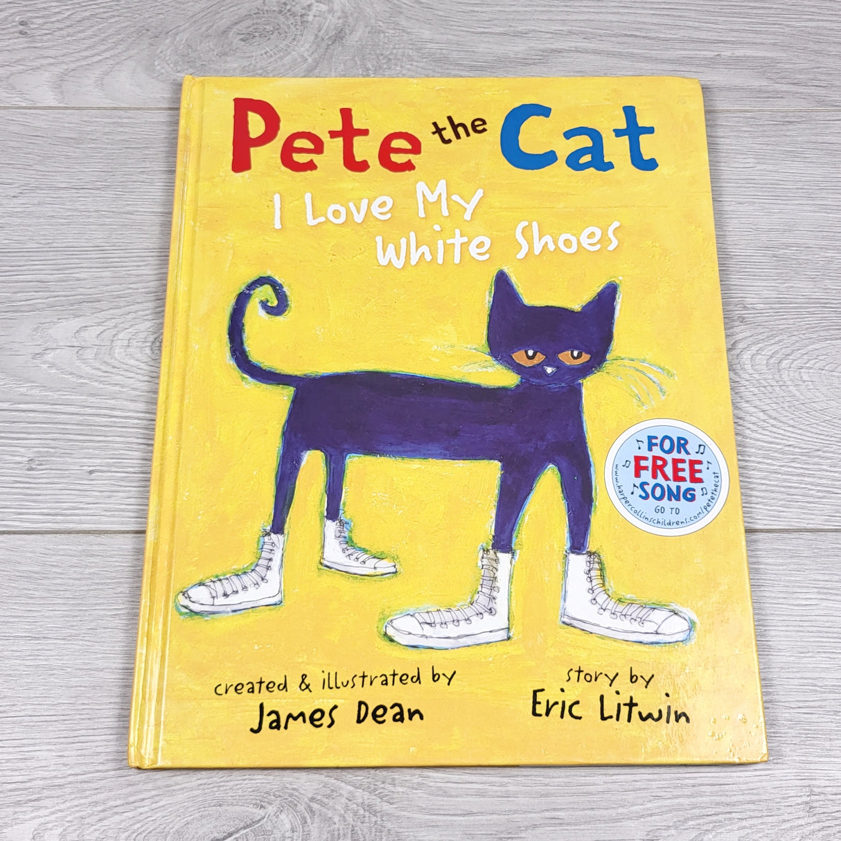 JKZ1 - I Love My White Shoes. Hardcover Pete the Cat book