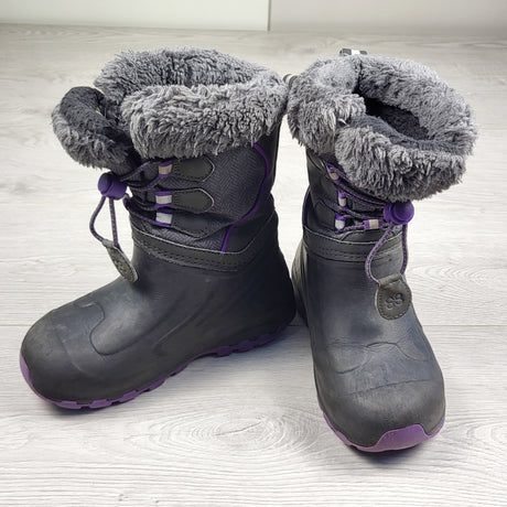 LHEP4 - XMTN purple and grey snow boots. Size 11