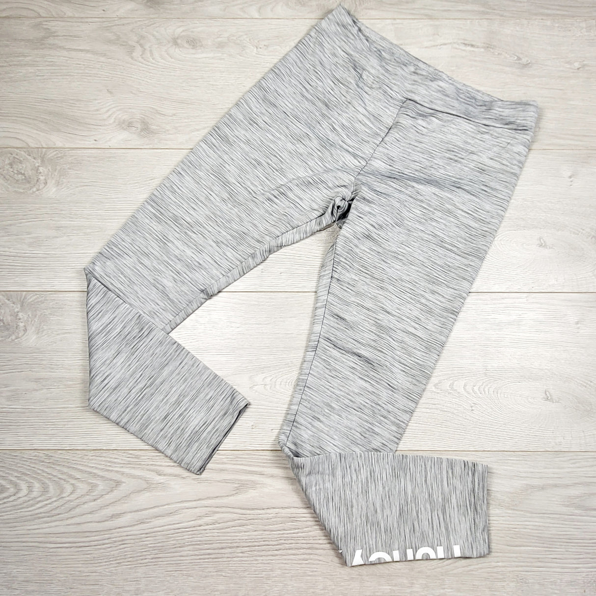 DJAS1 - Hurley grey marled active leggings. Size 10/12
