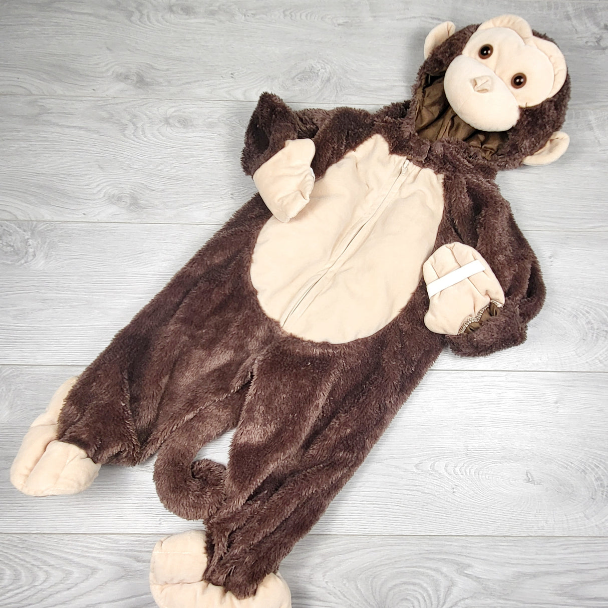 COWN1 - Authentic Kids plush monkey costume. Size 12 months
