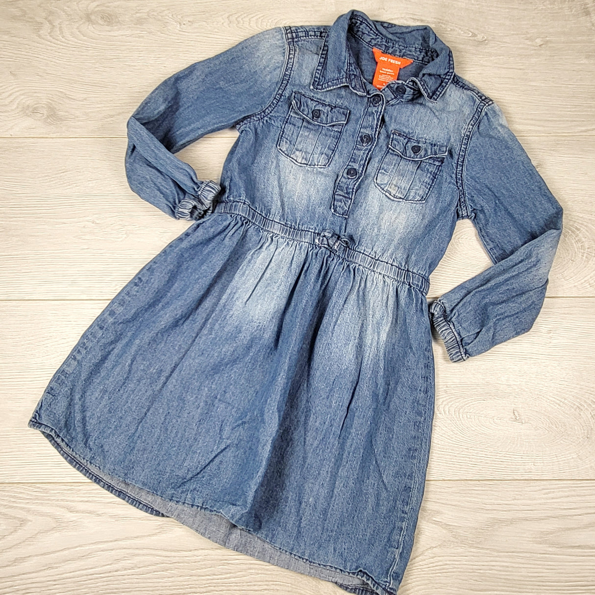 RHW2 - Joe distressed denim dress. Size 4T