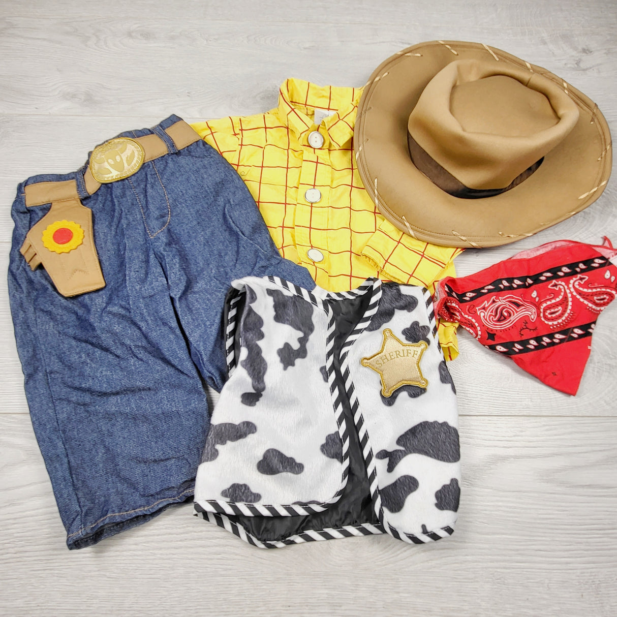 COHI2 - Disney Pixar Deluxe Woody costume. Size 12-18 months