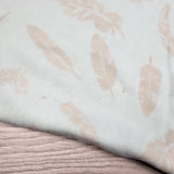 MCX1 - Wee Urban light blue and grey sleep sack with feathers. Size 18-36 Months